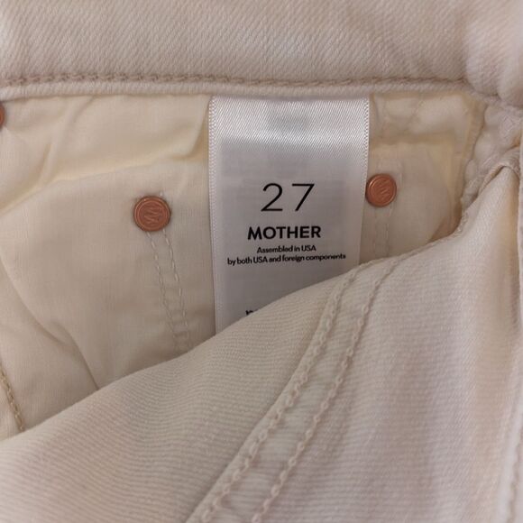 Mother The Tomcat Ankle jeans in Cream Puffs 29 $218 - Picture 6 of 6